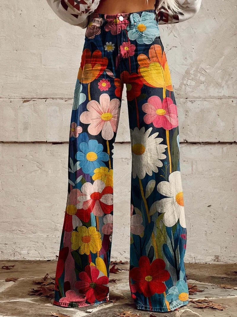 Léna - Fröhliche Blumenhose