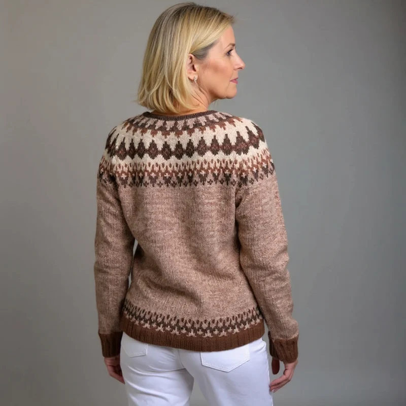 Ariana | Vintage Isländische Strickjacke