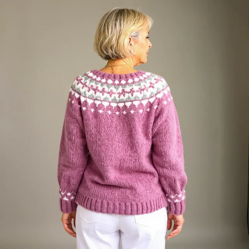 Maya | Vintage Isländische Strickjacke