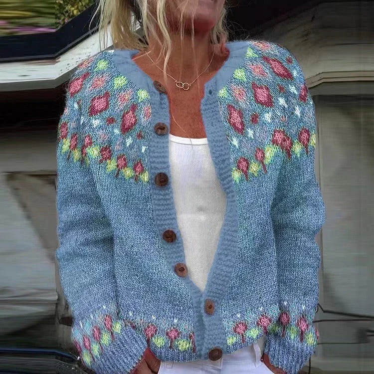 Quinnie | Vintage Isländische Strickjacke