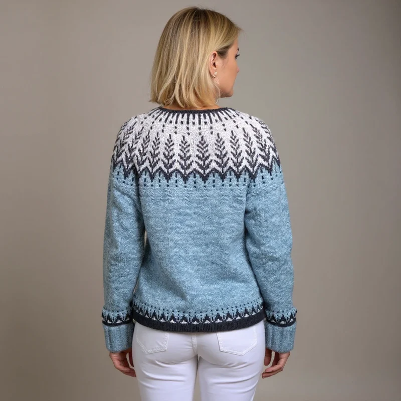 Clara | Vintage Isländische Strickjacke