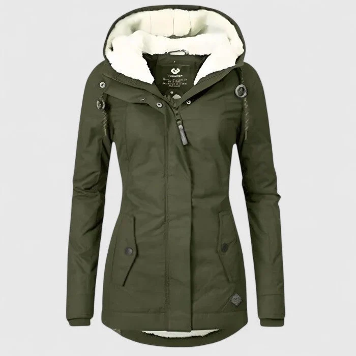 Seravia™ - Wasserdichte Winterjacke mit Kapuze