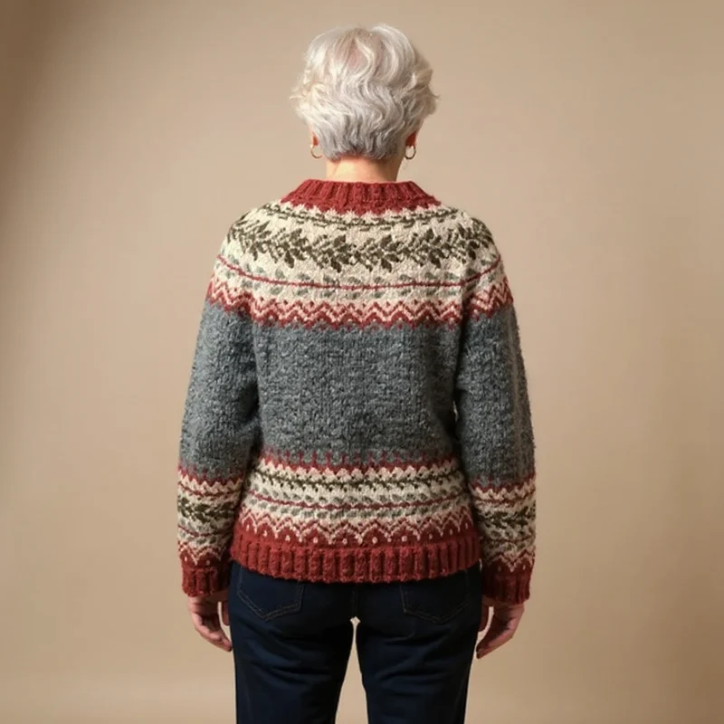 Jessica | Vintage Island-Strickjacke