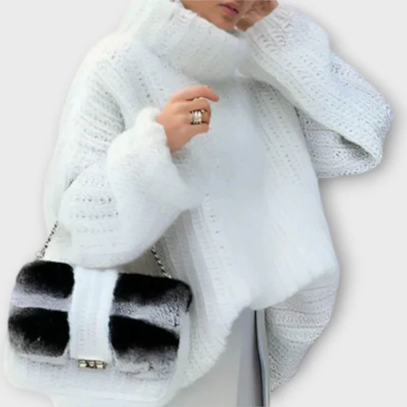 Übergroßer Rollkragenpullover – Gemütliches Volumen, müheloser Chic