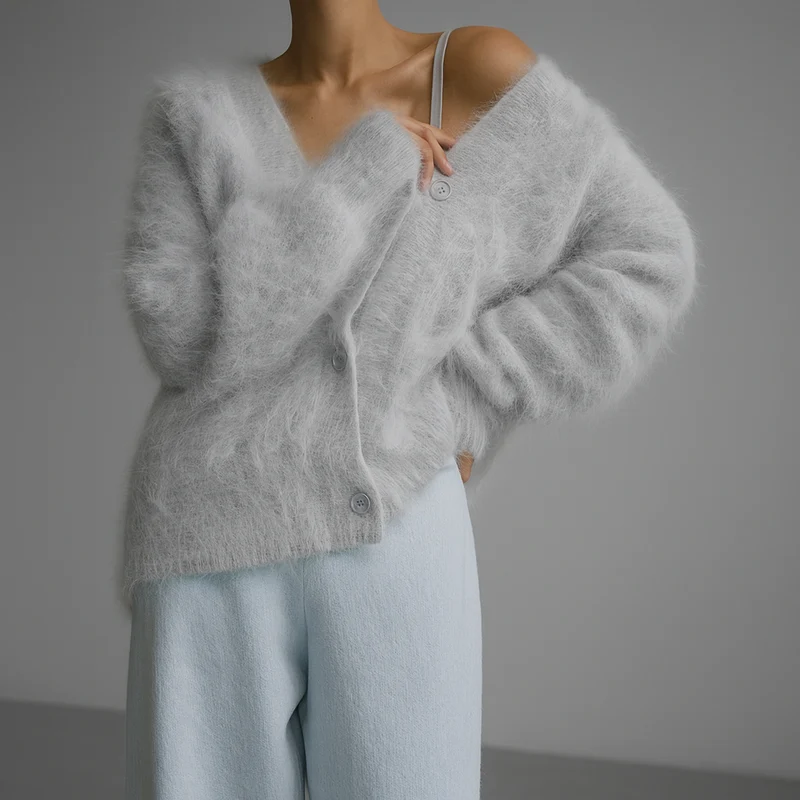 Cardigan mit Knöpfen – Sanfte Eleganz mit entspannter Raffinesse