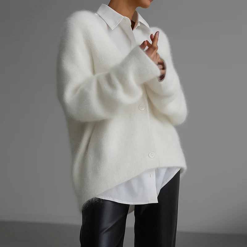 Cardigan mit Knöpfen – Sanfte Eleganz mit entspannter Raffinesse