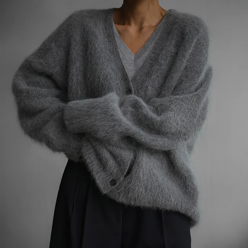 Cardigan mit Knöpfen – Sanfte Eleganz mit entspannter Raffinesse