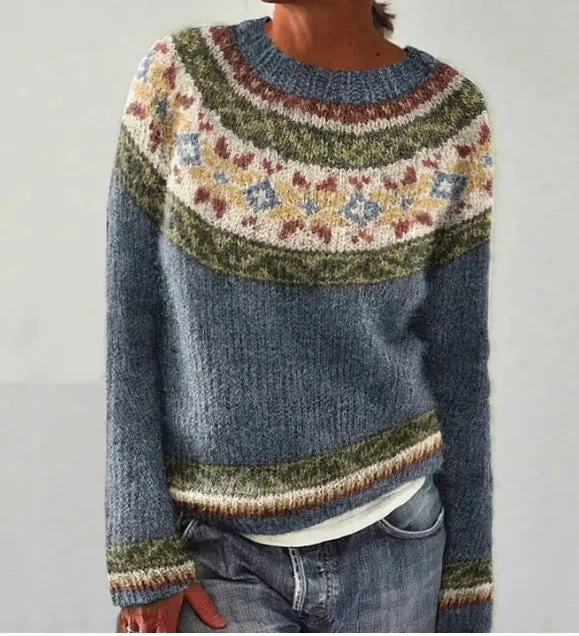 Pullover mit Waldmuster – Gemütlicher Stil mit dem Charme der Natur