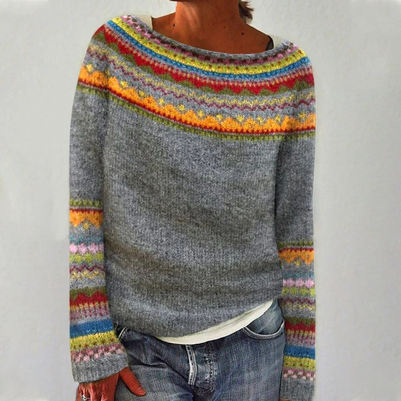 Pullover mit Waldmuster – Gemütlicher Stil mit dem Charme der Natur