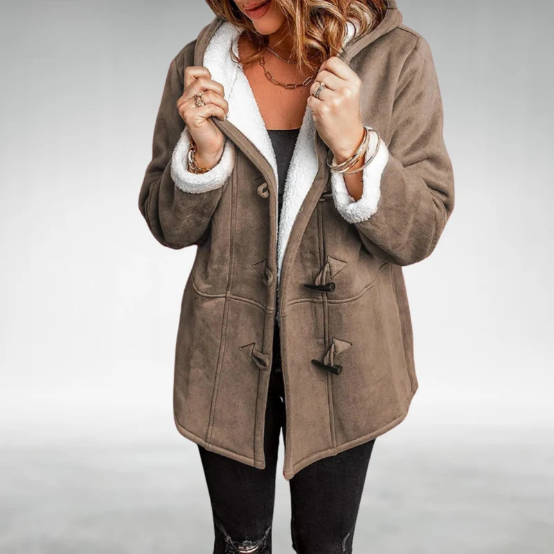 Amanda – Warme Jacke mit Fleecefutter