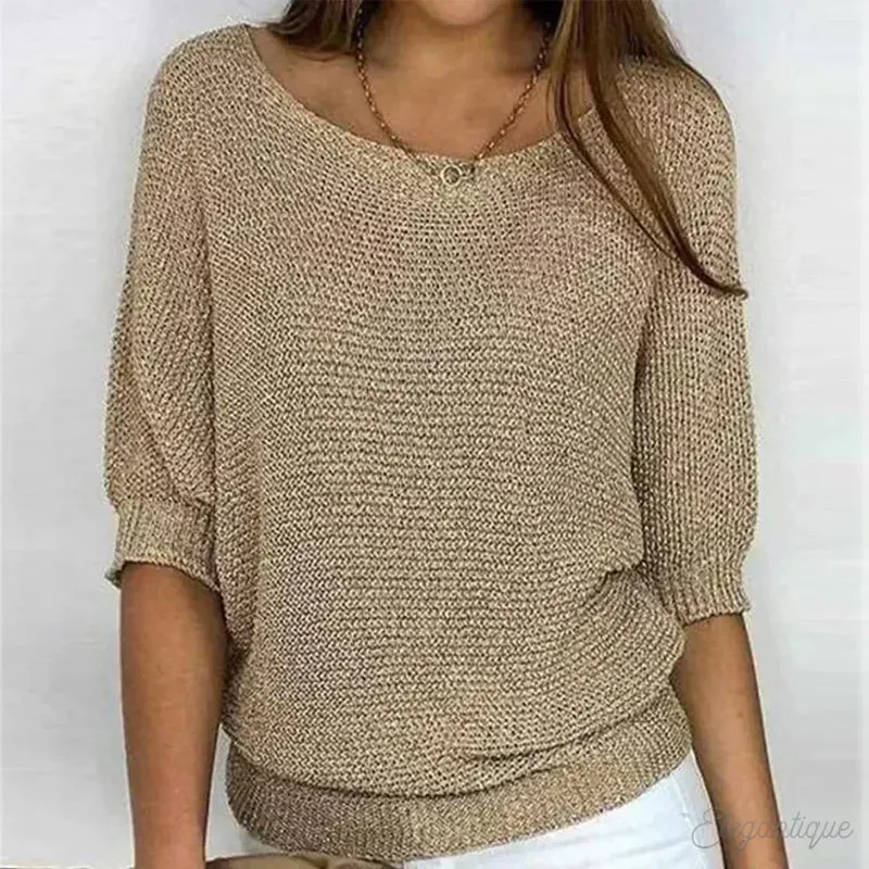 Eunice | Entspanntes Strickoberteil