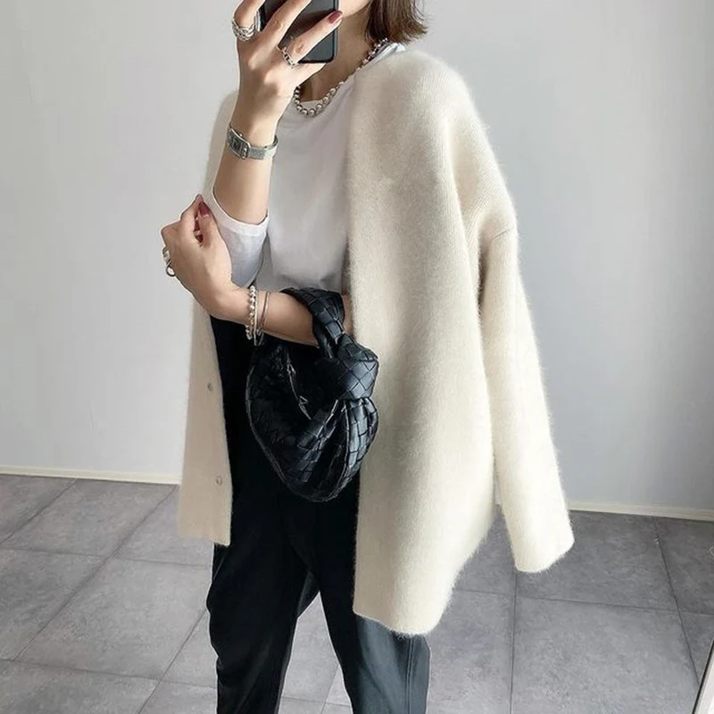Chloé™ - Eleganter Cashmere Cardigan