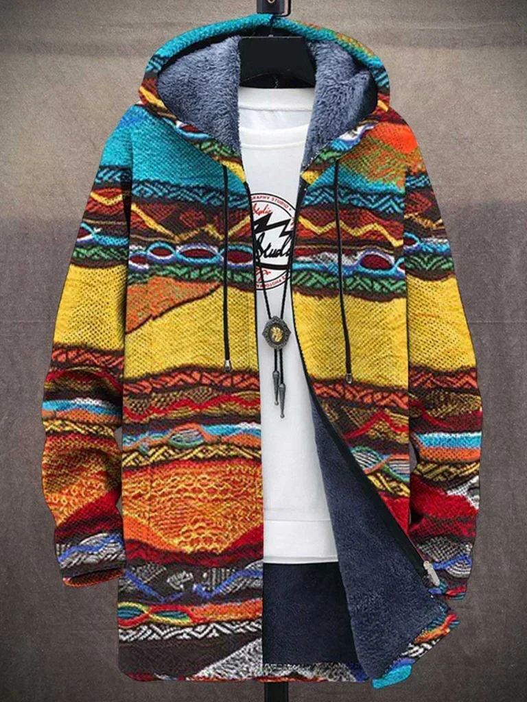 Quade | Künstlerischer Cardigan aus hochwertigem Stoff