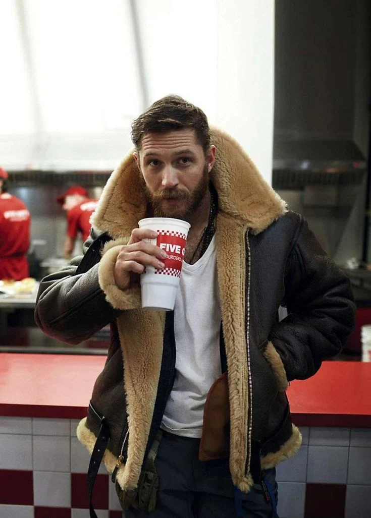 Fletcher™ | Premium Lammfell-Lederjacke