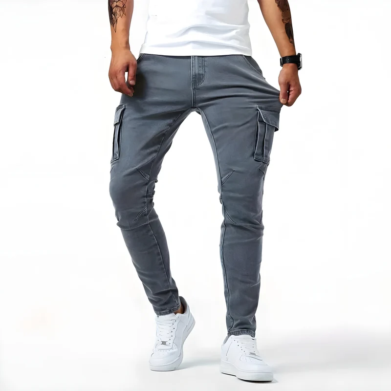 Samuel™ | Stretch Denim Cargo-Hose