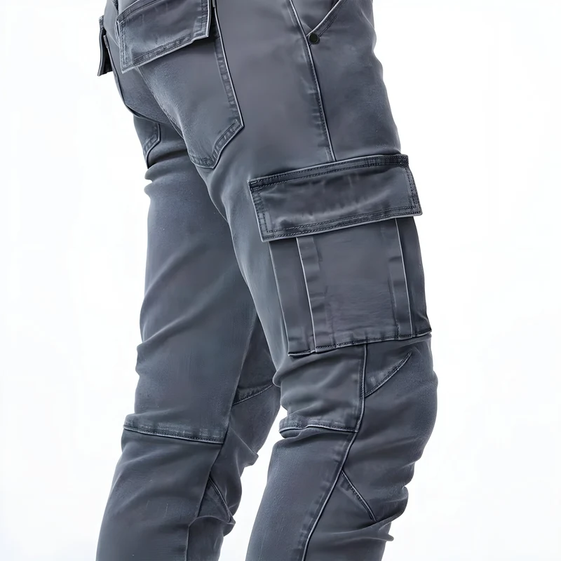 Samuel™ | Stretch Denim Cargo-Hose