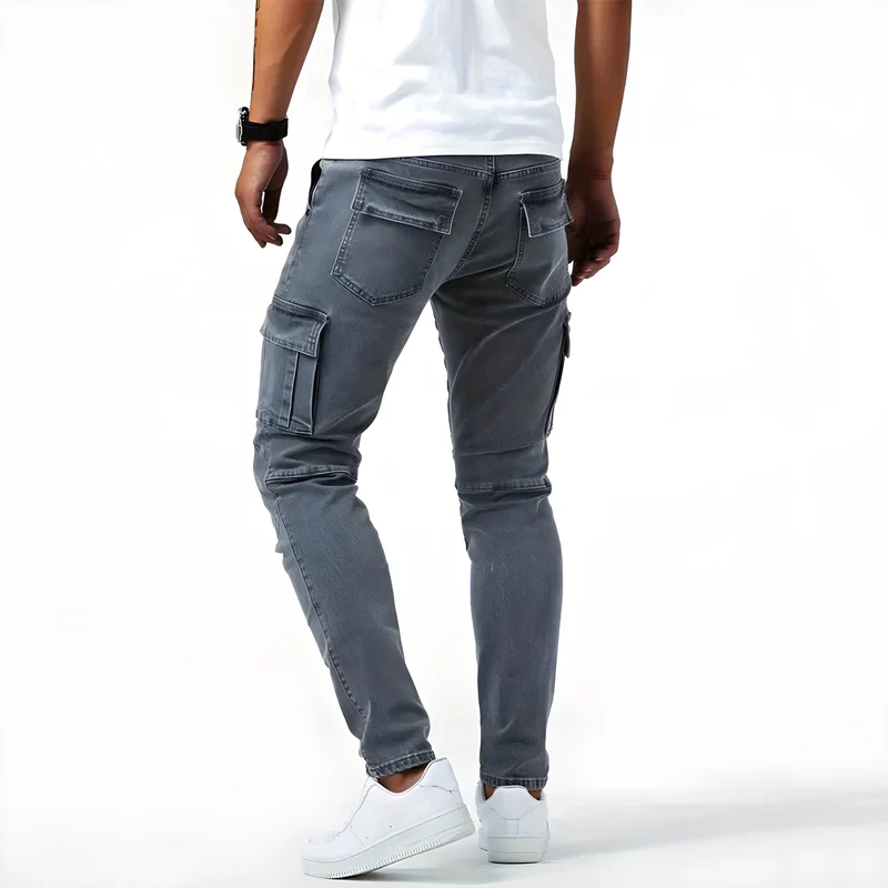 Samuel™ | Stretch Denim Cargo-Hose