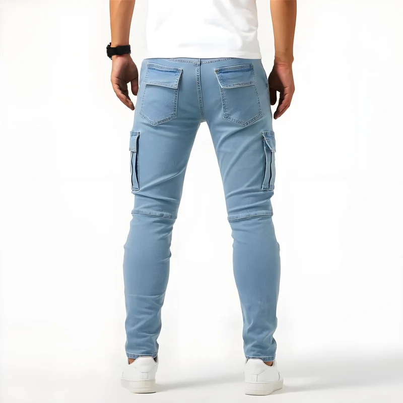 Samuel™ | Stretch Denim Cargo-Hose