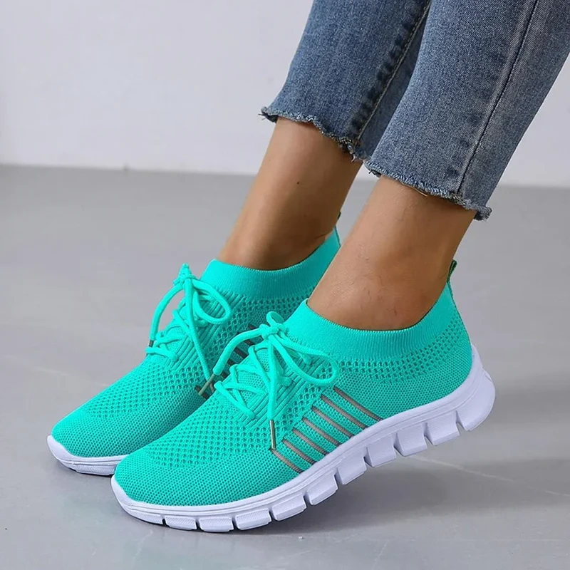 Damen Orthopädische Sneakers mit Atmungsaktivem Netz