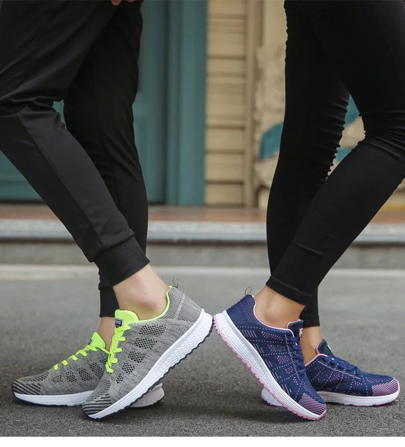 Damen Atmungsaktive Sneakers mit ergonomischer Sohle