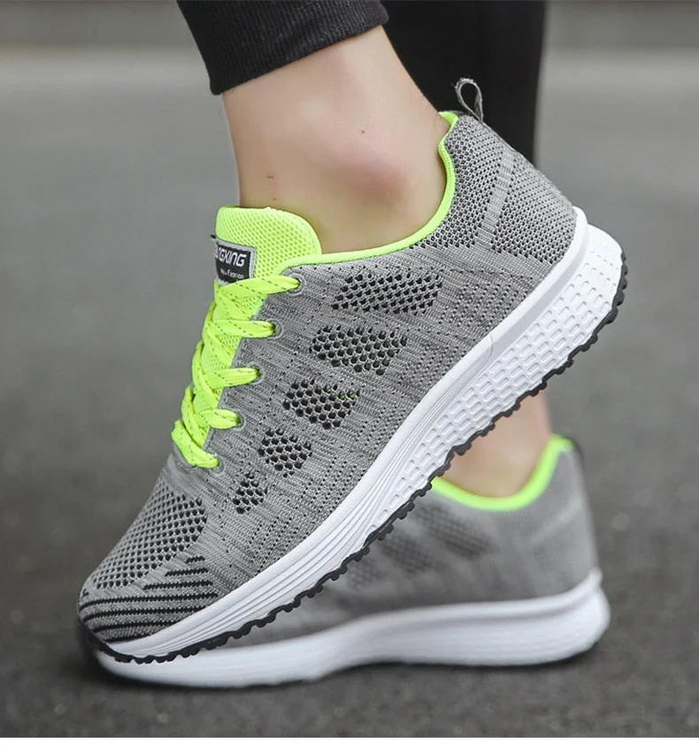 Damen Atmungsaktive Sneakers mit ergonomischer Sohle