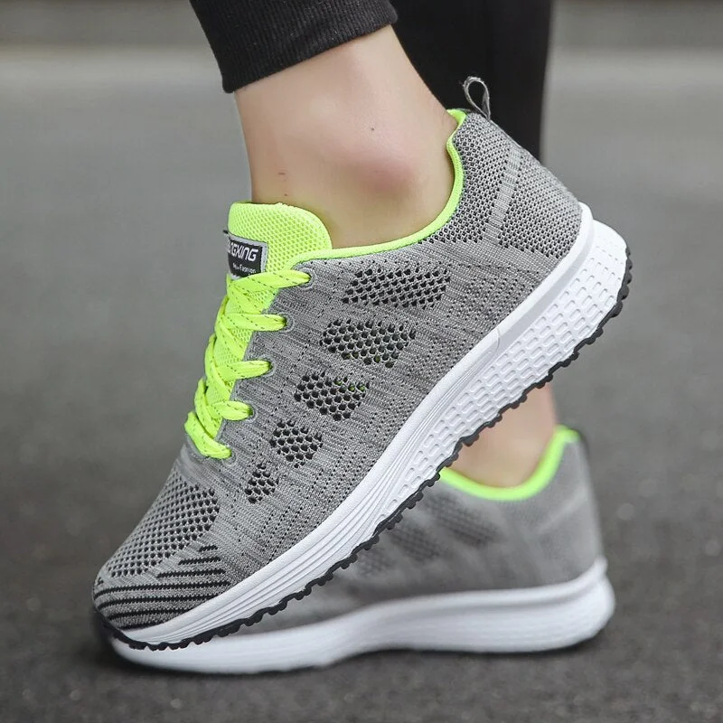Damen Atmungsaktive Sneakers mit ergonomischer Sohle