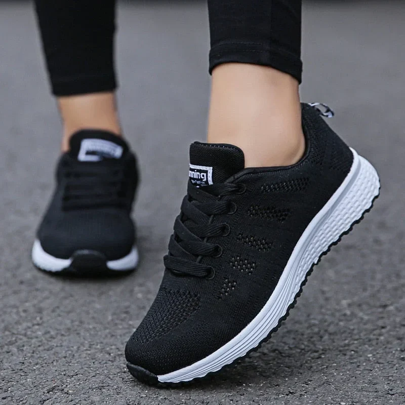 Damen Atmungsaktive Sneakers mit ergonomischer Sohle