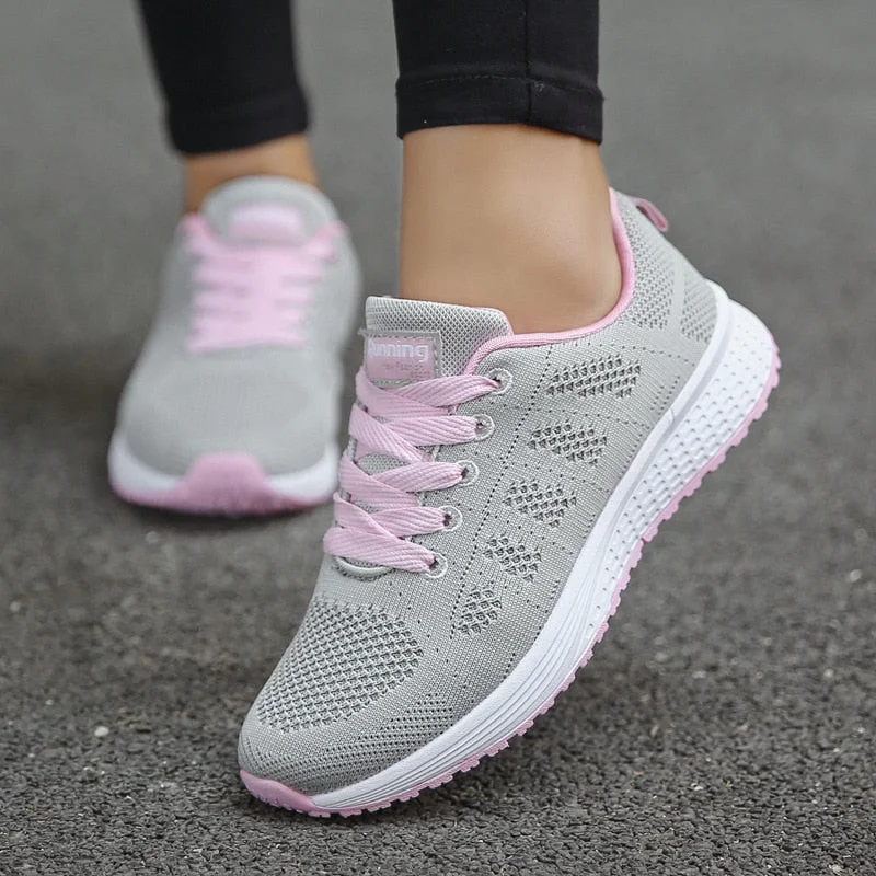 Damen Atmungsaktive Sneakers mit ergonomischer Sohle