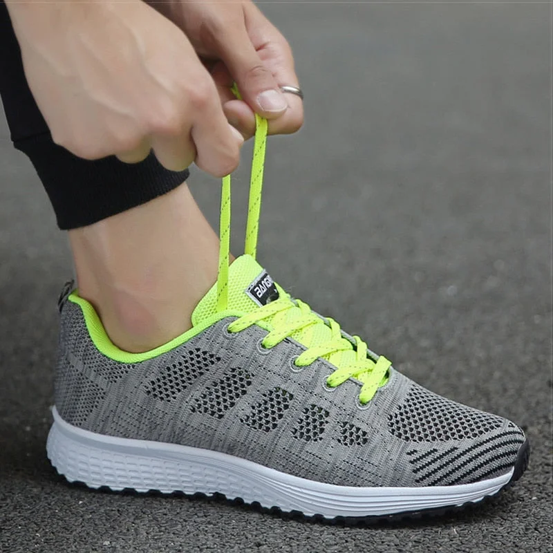 Damen Atmungsaktive Sneakers mit ergonomischer Sohle