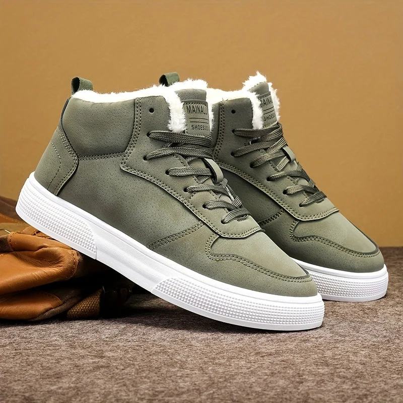 Winterschuhe Herren | High Cut mit Schnürung und Innenfutter