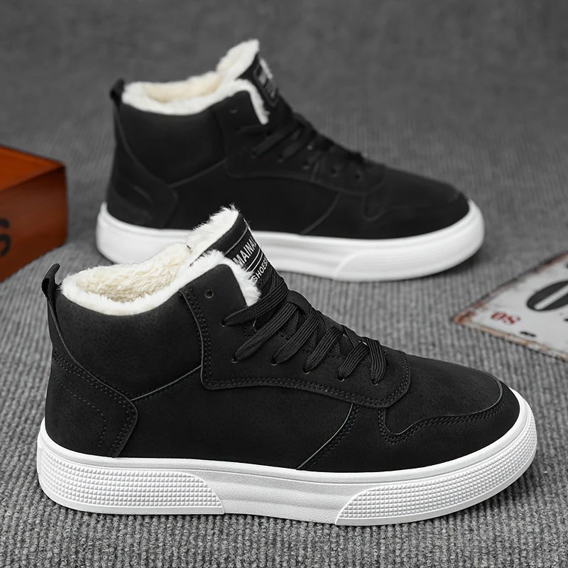 Winterschuhe Herren | High Cut mit Schnürung und Innenfutter