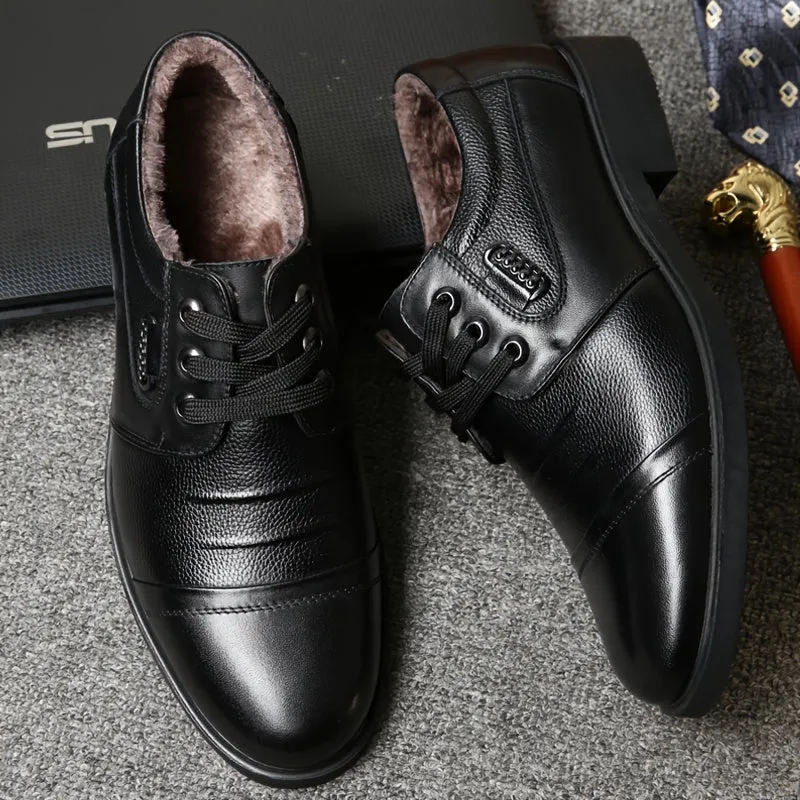 Winterschuhe Herren | Schnürschuhe Mit Gefüttertem Inneren