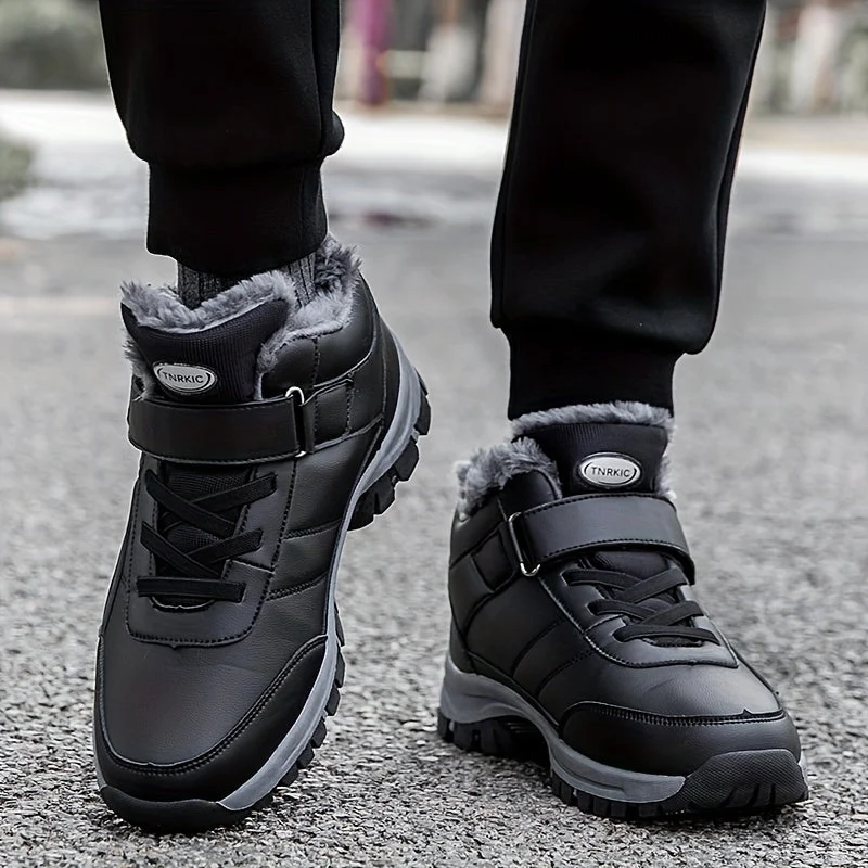 Winterschuhe Herren | Stiefel Mittelhoher Schnitt Mit Schnürung
