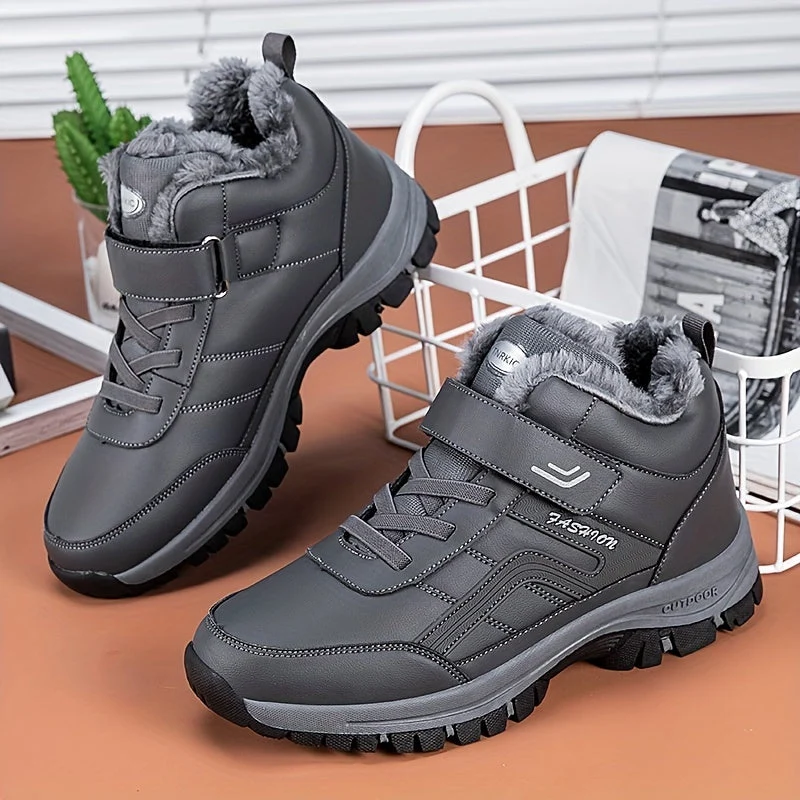 Winterschuhe Herren | Stiefel Mittelhoher Schnitt Mit Schnürung