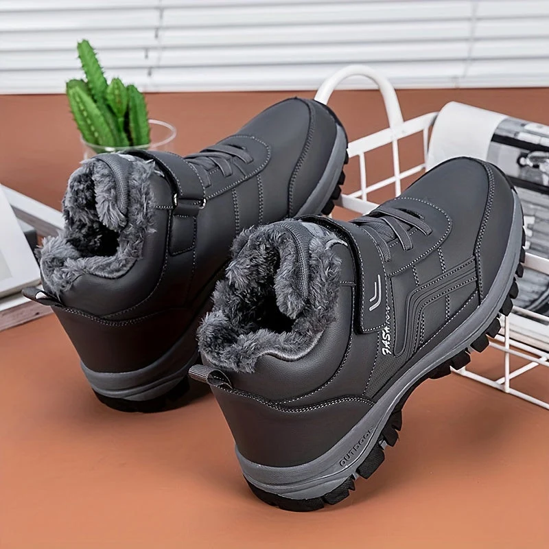 Winterschuhe Herren | Stiefel Mittelhoher Schnitt Mit Schnürung