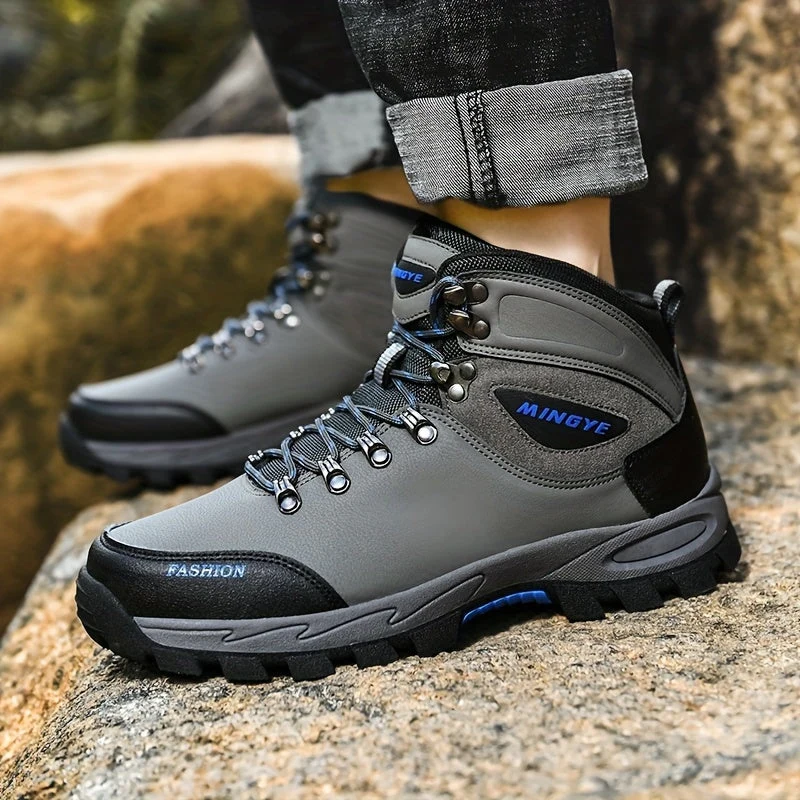 Winterschuhe Herren | Hoher Schnitt Outdoor Stiefel Mit Schnürung