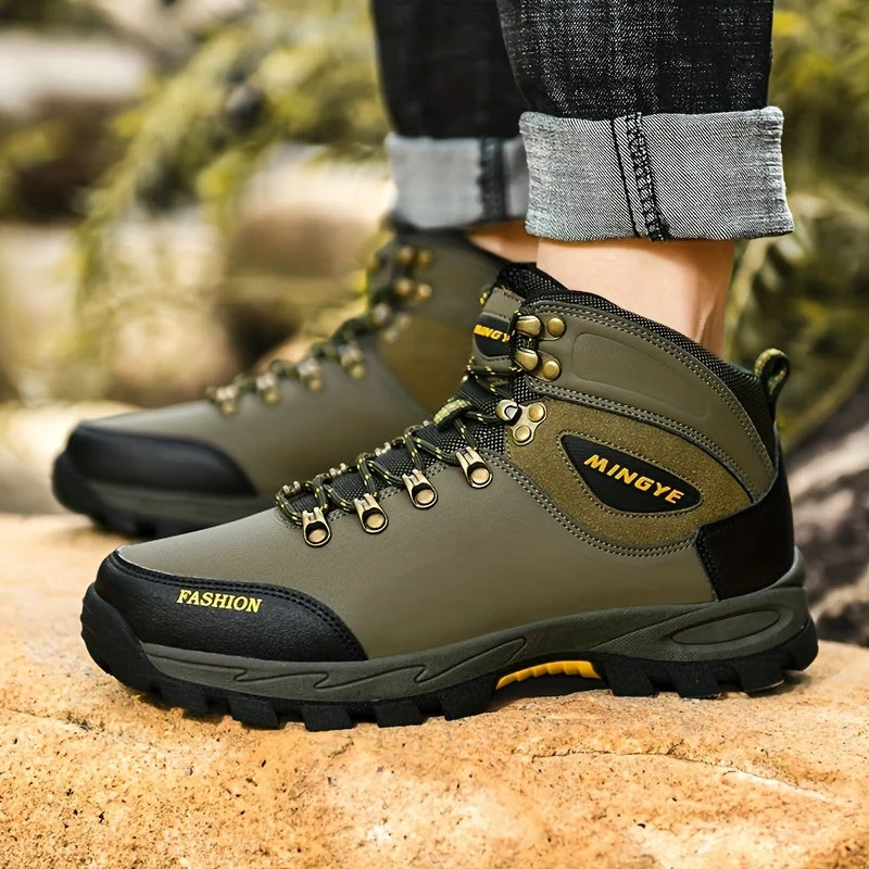 Winterschuhe Herren | Hoher Schnitt Outdoor Stiefel Mit Schnürung