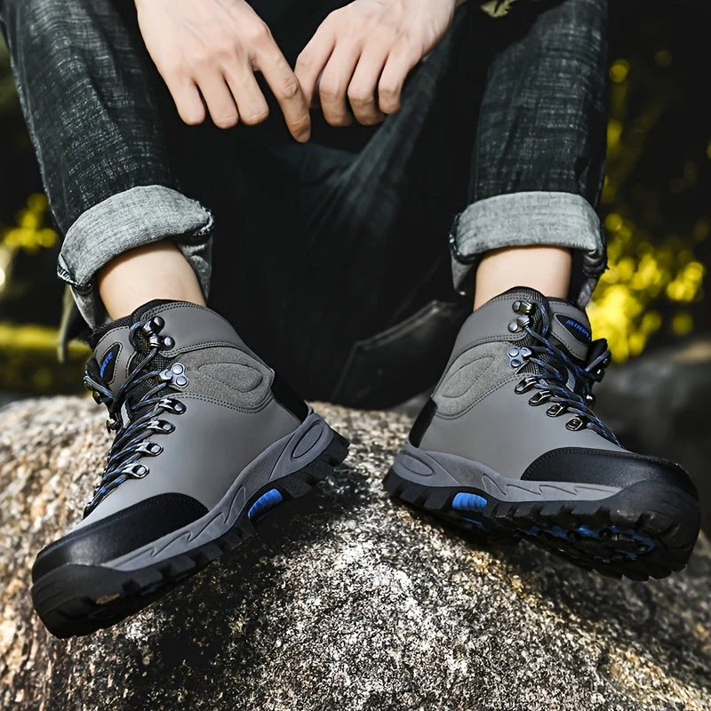 Winterschuhe Herren | Hoher Schnitt Outdoor Stiefel Mit Schnürung