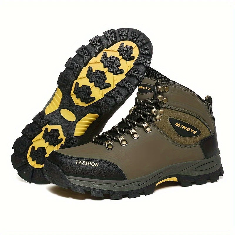 Winterschuhe Herren | Hoher Schnitt Outdoor Stiefel Mit Schnürung