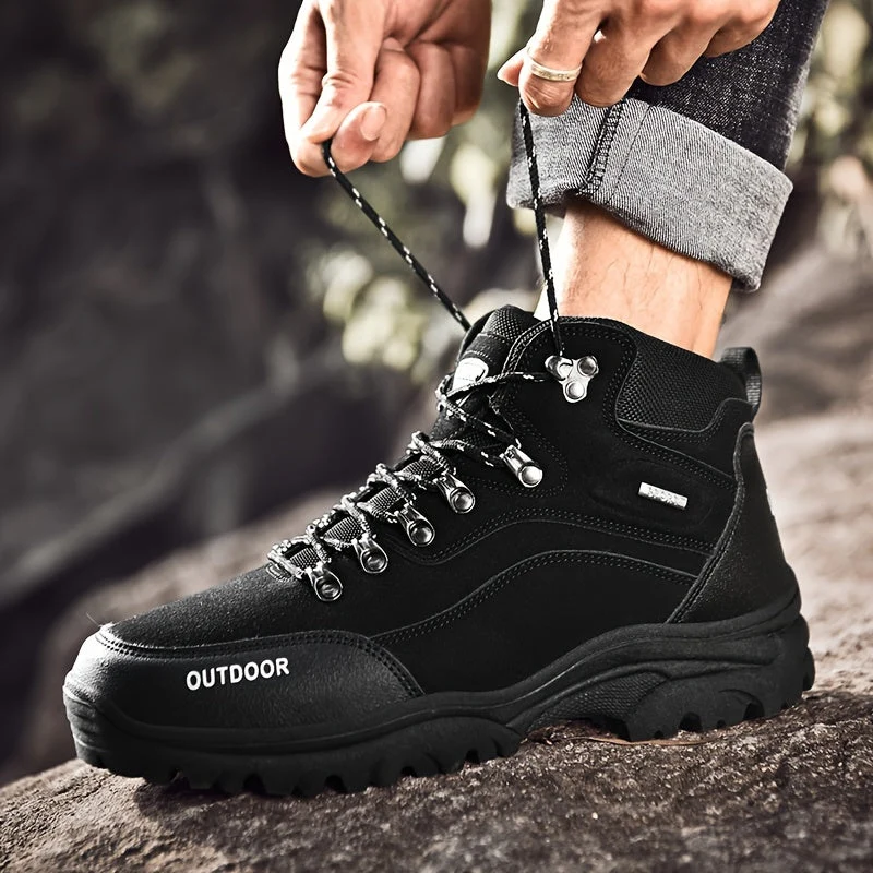 Winterschuhe Herren | Hoher Schnitt Outdoor Stiefel Mit Schnürung