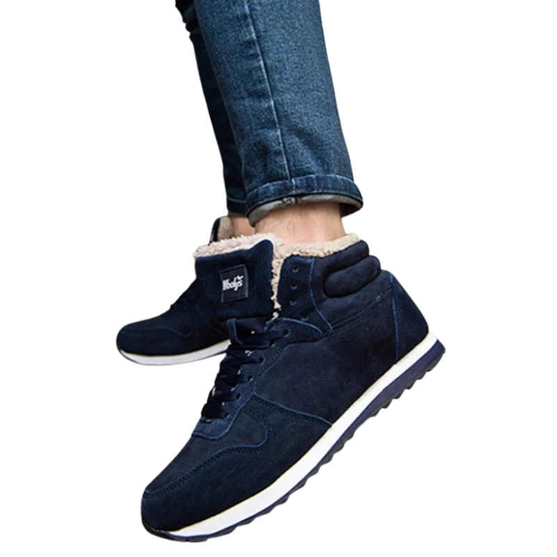 Winterschuhe Herren | Schnürstiefel Knöchelhoch