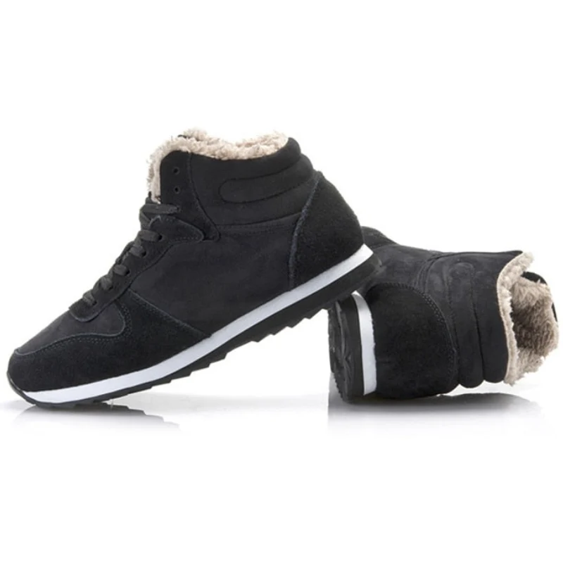 Winterschuhe Herren | Schnürstiefel Knöchelhoch