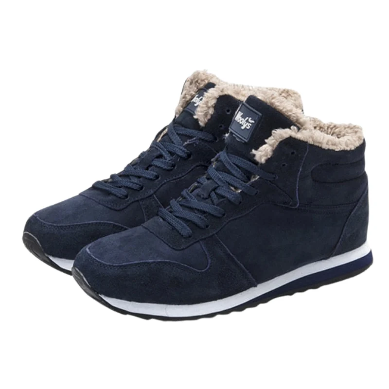 Winterschuhe Herren | Schnürstiefel Knöchelhoch