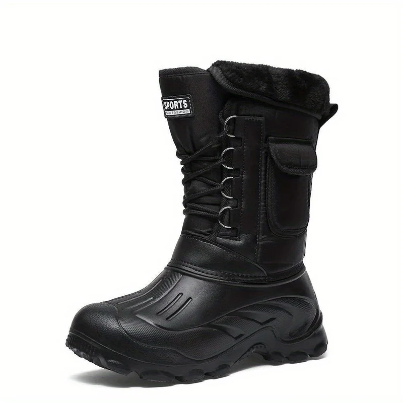 Winterschuhe Herren | Outdoor Hoher Stiefel Mit Schnürung