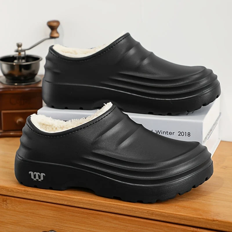 Winterschuhe Herren | Slip-On Clogs Mit Innenfutter