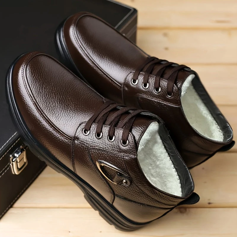 Winterschuhe Herren | Schnürschuhe mit gepolstertem Inneren
