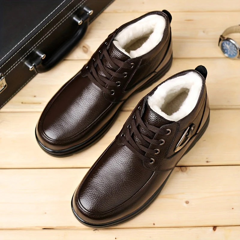 Winterschuhe Herren | Schnürschuhe mit gepolstertem Inneren