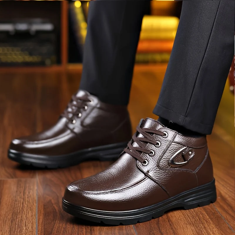 Winterschuhe Herren | Schnürschuhe mit gepolstertem Inneren