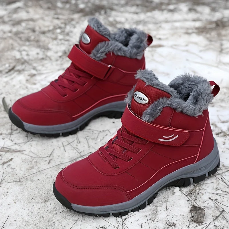 Winterschuhe Unisex Stiefel | Knöchelhoch mit Riemenverschluss