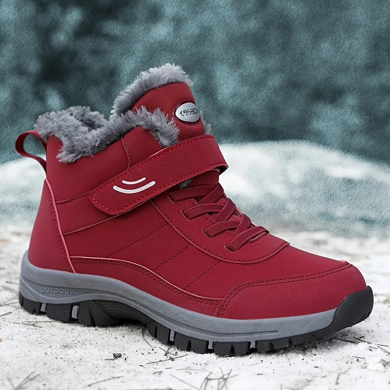 Winterschuhe Unisex Stiefel | Knöchelhoch mit Riemenverschluss